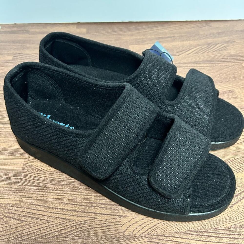 Silverts Easy Closure Open Toe Sandals Adaptive Comfort Shoes Women’s 12 NWT